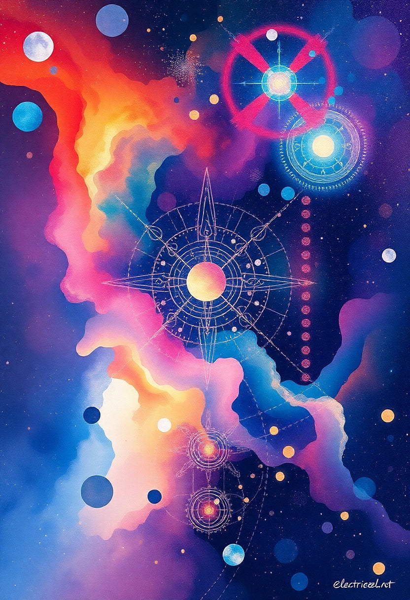 Cosmic Karma - Digital Art