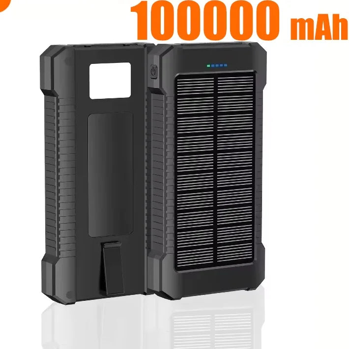 Waterproof Outdoor Solar Power Bank Dual USB Travel Portable Solar Phone Charger Solar Powerbank