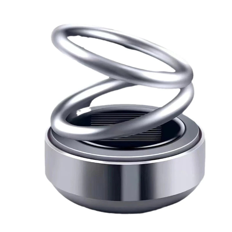 Solar Car Air Freshener Car Aromatherapy 360 Degree Rotation Perfume Fragrance Auto Flavoring Car Interior Decor Accessories