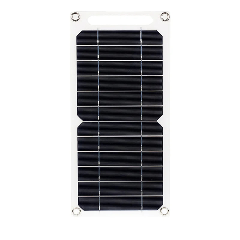 Solar Panel With USB Waterproof Outdoor Hiking And Camping Portable Battery Mobile Phone Charging Bank Charging Panel 6.8V
