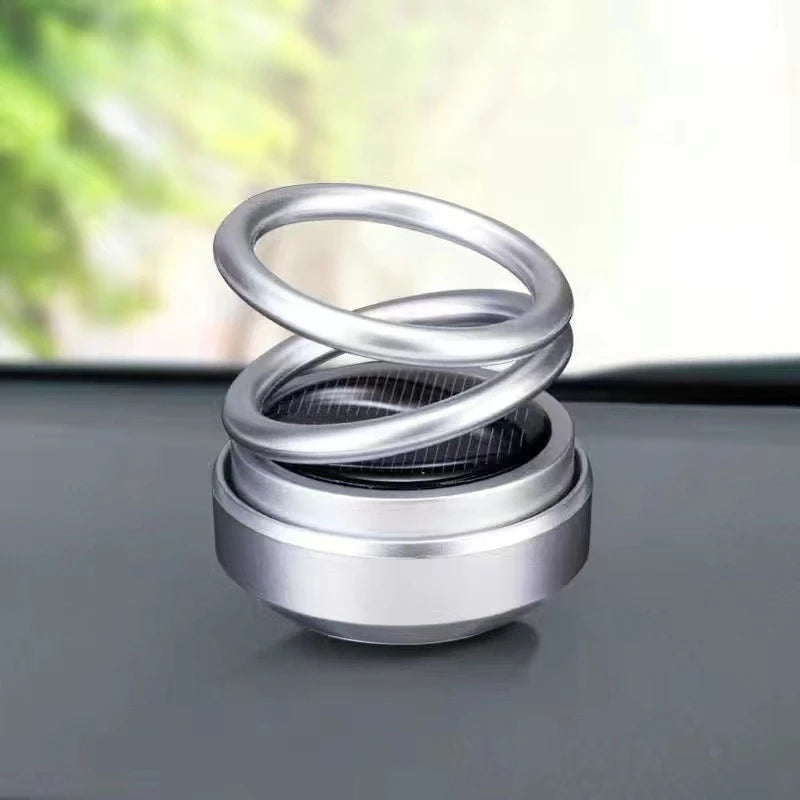 Solar Car Air Freshener Car Aromatherapy 360 Degree Rotation Perfume Fragrance Auto Flavoring Car Interior Decor Accessories