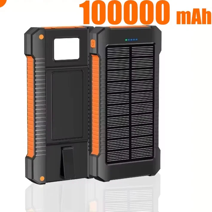 Waterproof Outdoor Solar Power Bank Dual USB Travel Portable Solar Phone Charger Solar Powerbank