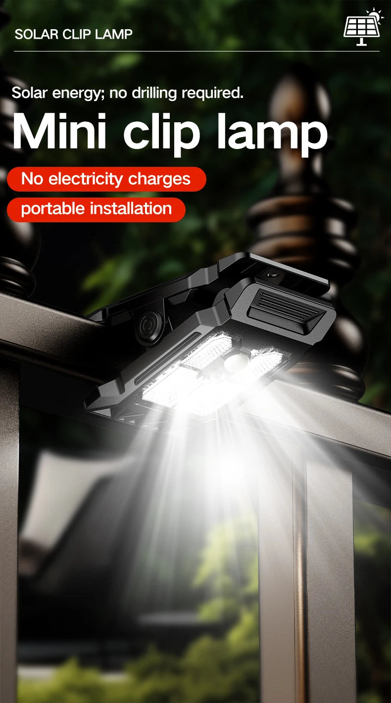 Outdoor Solar Ciip Lamp