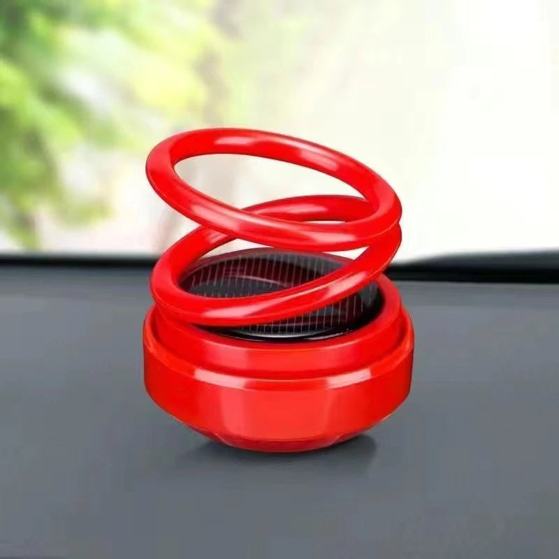Solar Car Air Freshener Car Aromatherapy 360 Degree Rotation Perfume Fragrance Auto Flavoring Car Interior Decor Accessories