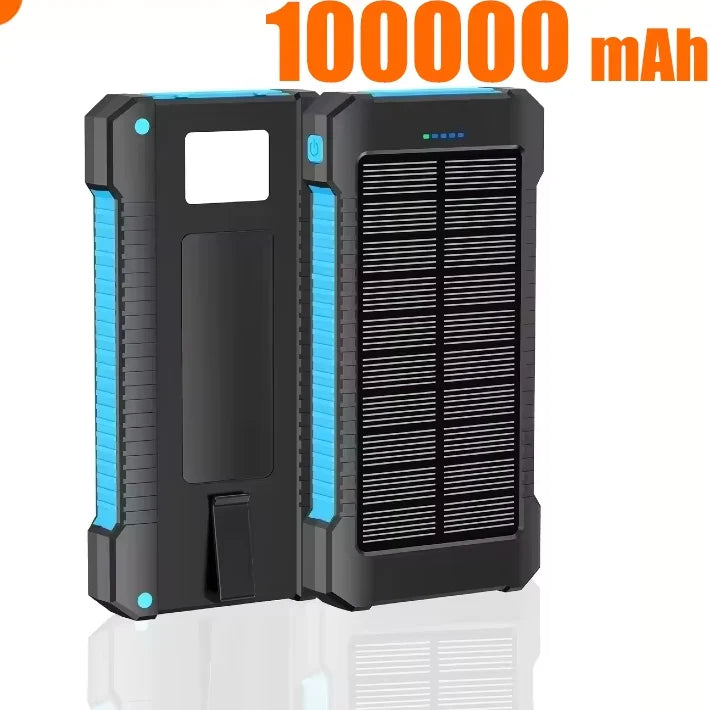 Waterproof Outdoor Solar Power Bank Dual USB Travel Portable Solar Phone Charger Solar Powerbank