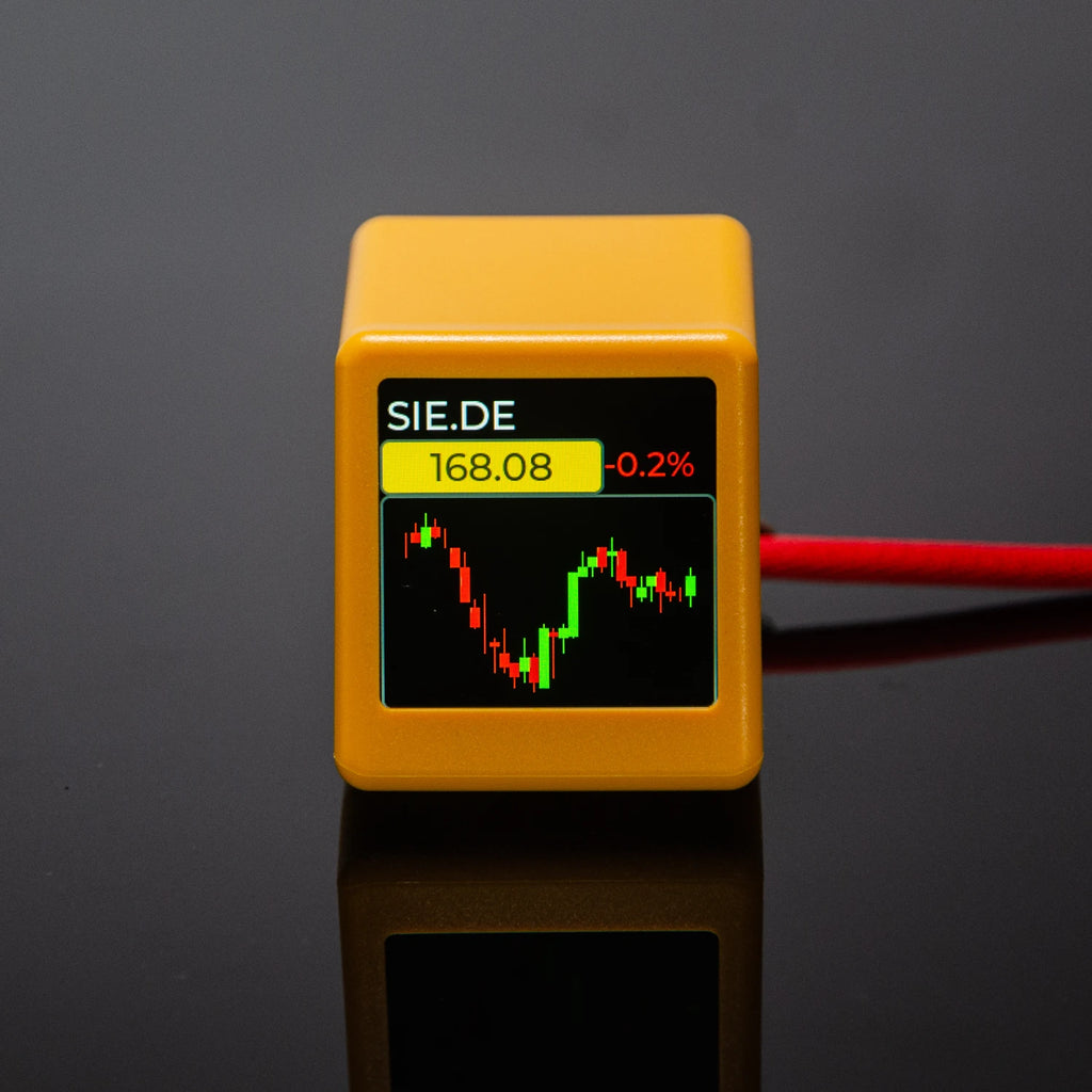 BitCoin Stock Price Display Tracker Ticker Cryptocurrency in Real Time On Desktop Gadget BTC ETH DOGE Weather Clock