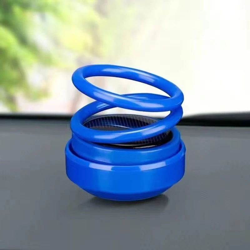 Solar Car Air Freshener Car Aromatherapy 360 Degree Rotation Perfume Fragrance Auto Flavoring Car Interior Decor Accessories