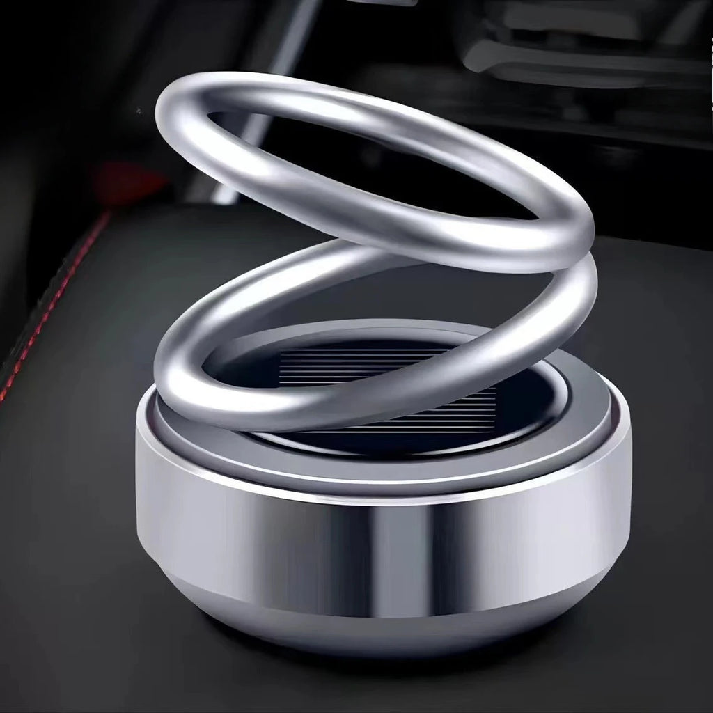 Solar Car Air Freshener Car Aromatherapy 360 Degree Rotation Perfume Fragrance Auto Flavoring Car Interior Decor Accessories