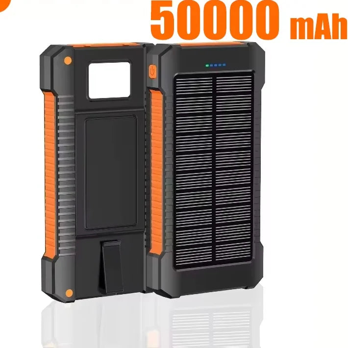 Waterproof Outdoor Solar Power Bank Dual USB Travel Portable Solar Phone Charger Solar Powerbank