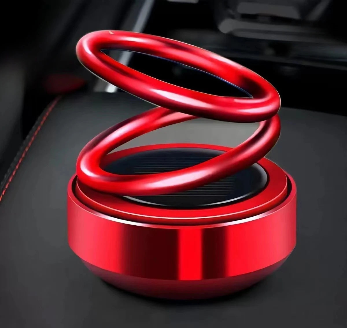 Solar Car Air Freshener Car Aromatherapy 360 Degree Rotation Perfume Fragrance Auto Flavoring Car Interior Decor Accessories