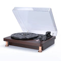 Record Player Retro Vinyl Record Player Record Player with Dustproof Cover Classic Nostalgic Style Record Player EU/US Plug